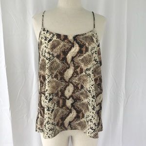 Altar’d State Snake Print Tank Top NWT